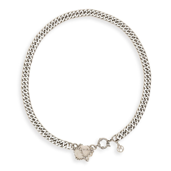 Caged Spanish Quartz Chain Necklace