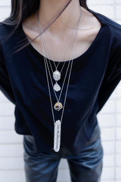 Showcase your style with our new Caged Chain Gemstones