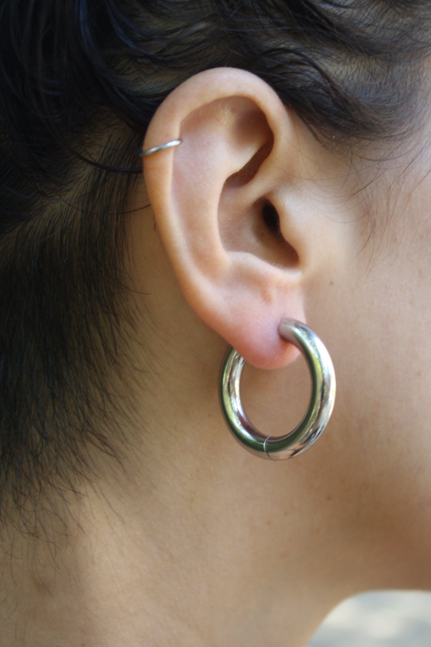 The Chunky Hoop Earrings