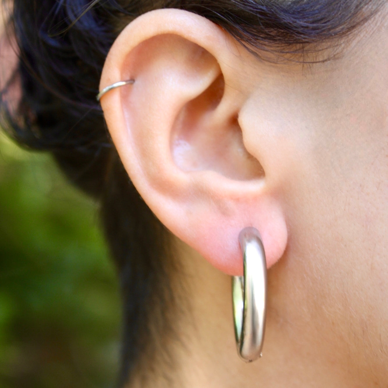 The Chunky Hoop Earrings