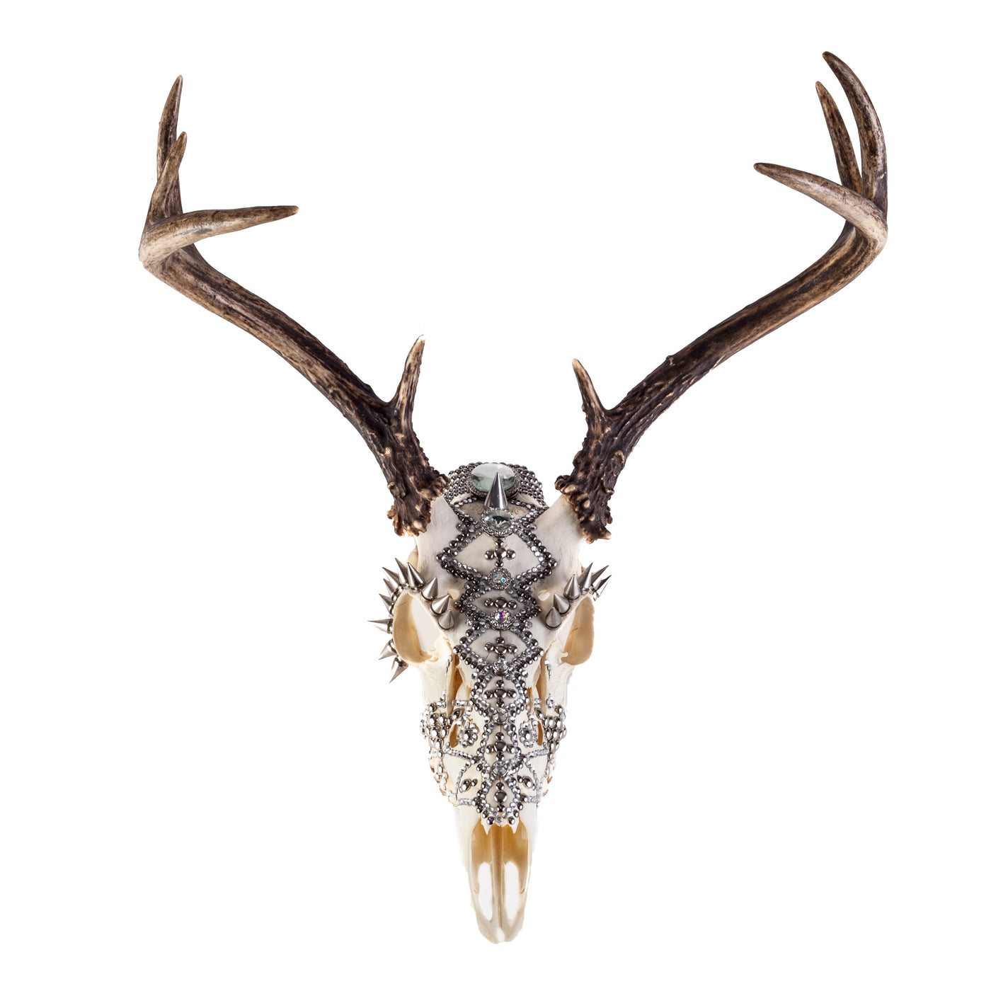 Crystalized Armored Deer Skull