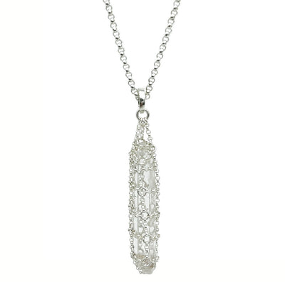 Caged Quartz Spike Pendant