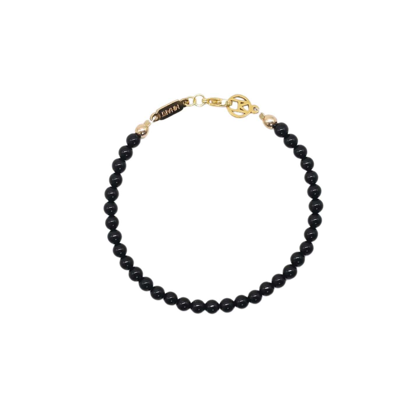 Polished Black Onyx Bracelet