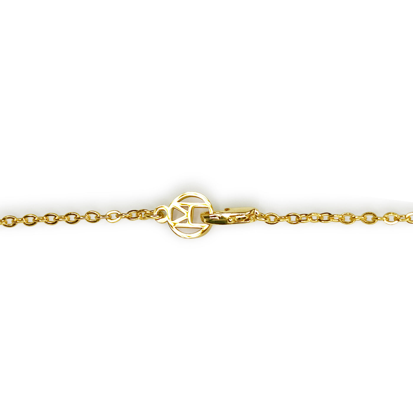Caged Golden Brass Caged Amethyst Necklace
