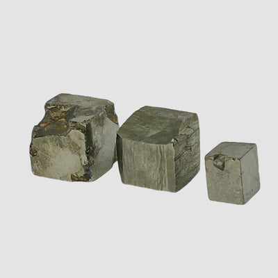 Set of 3 Pyrite Stones