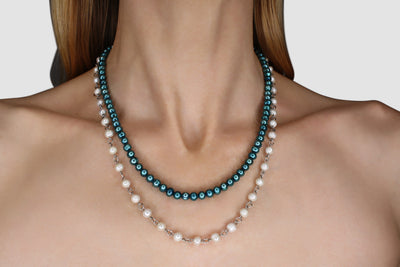 Turquoise Pearl Necklace