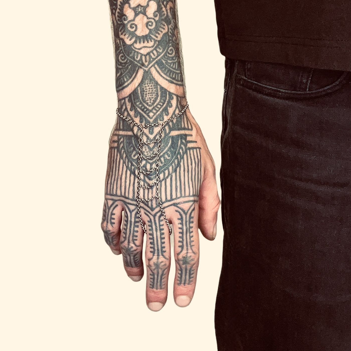 Middle Finger Hand Chain