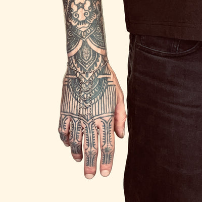 Middle Finger Hand Chain