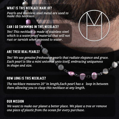 Pink Pearl Necklace