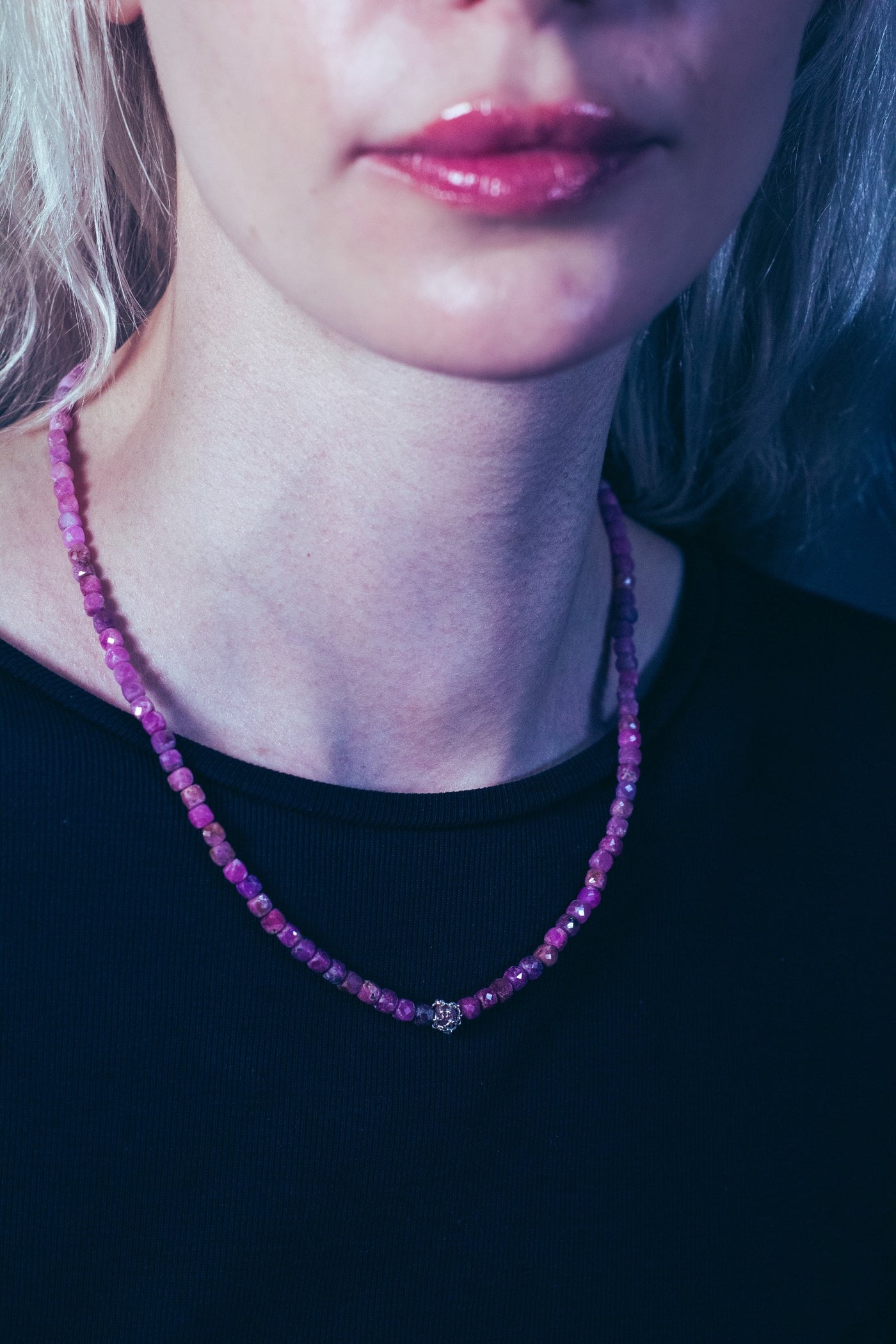 Ruby Gemstone Necklace