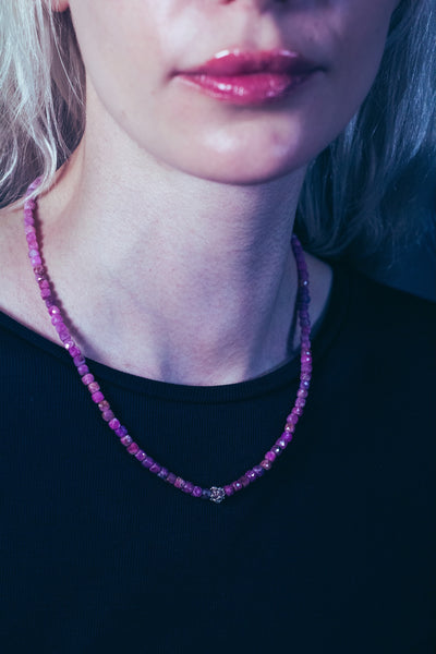 Ruby Gemstone Necklace