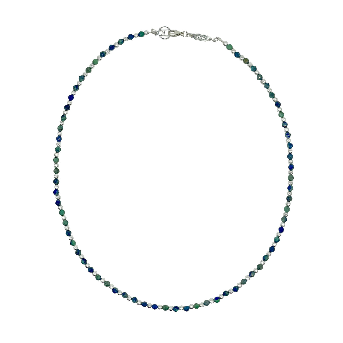 African Turquoise Gem Short Necklace