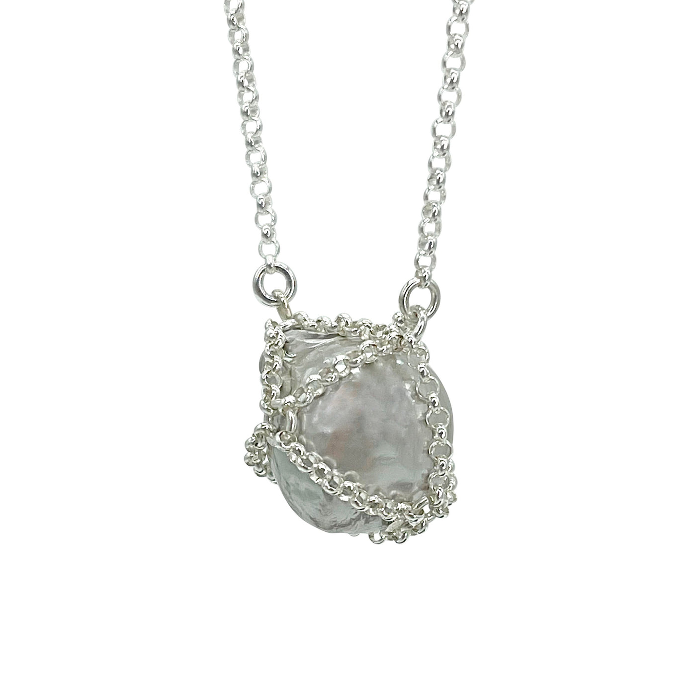 Silver Pearl Pendant