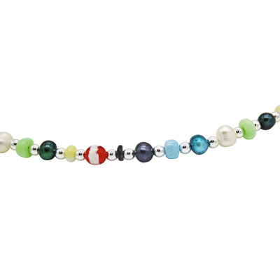 Rainbow Pride Gemstone Necklace