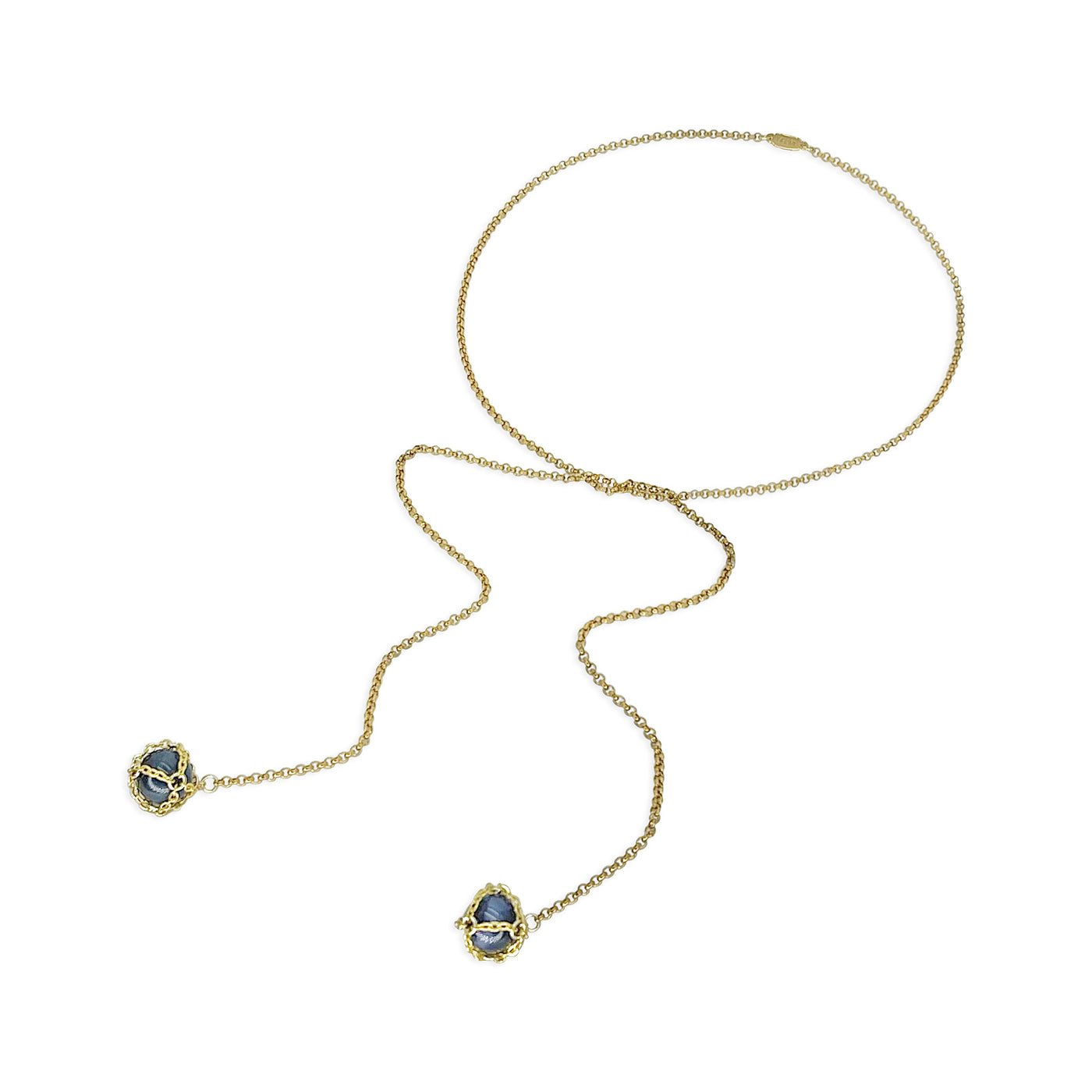 Caged Gemstone Chain Rope