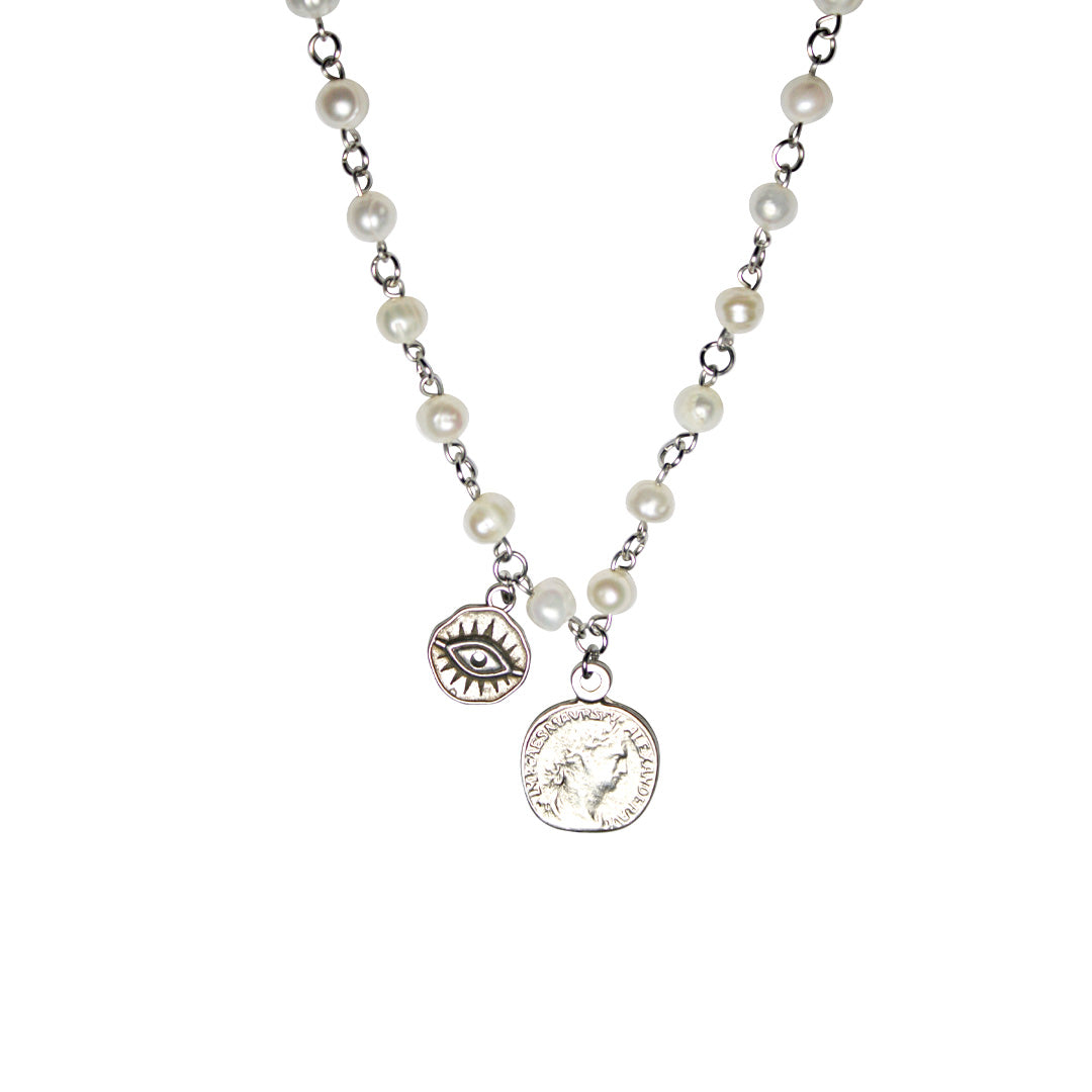 The Pearl Coins Necklace