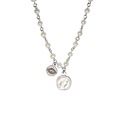 The Pearl Coins Necklace