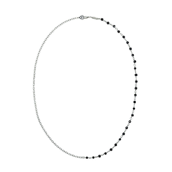 Black Tourmaline Linked Necklace