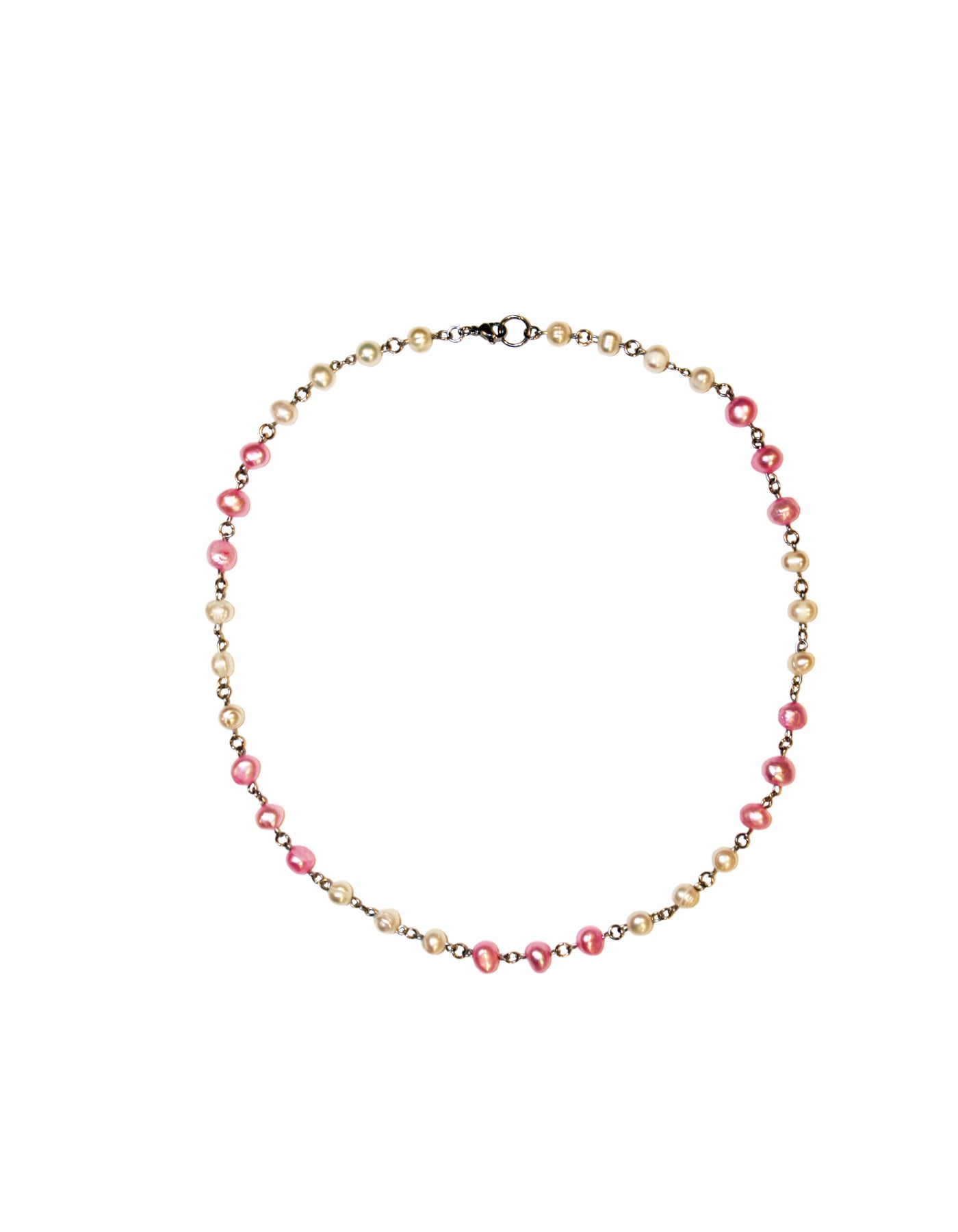 50% OFF - Pink Pearl Necklace