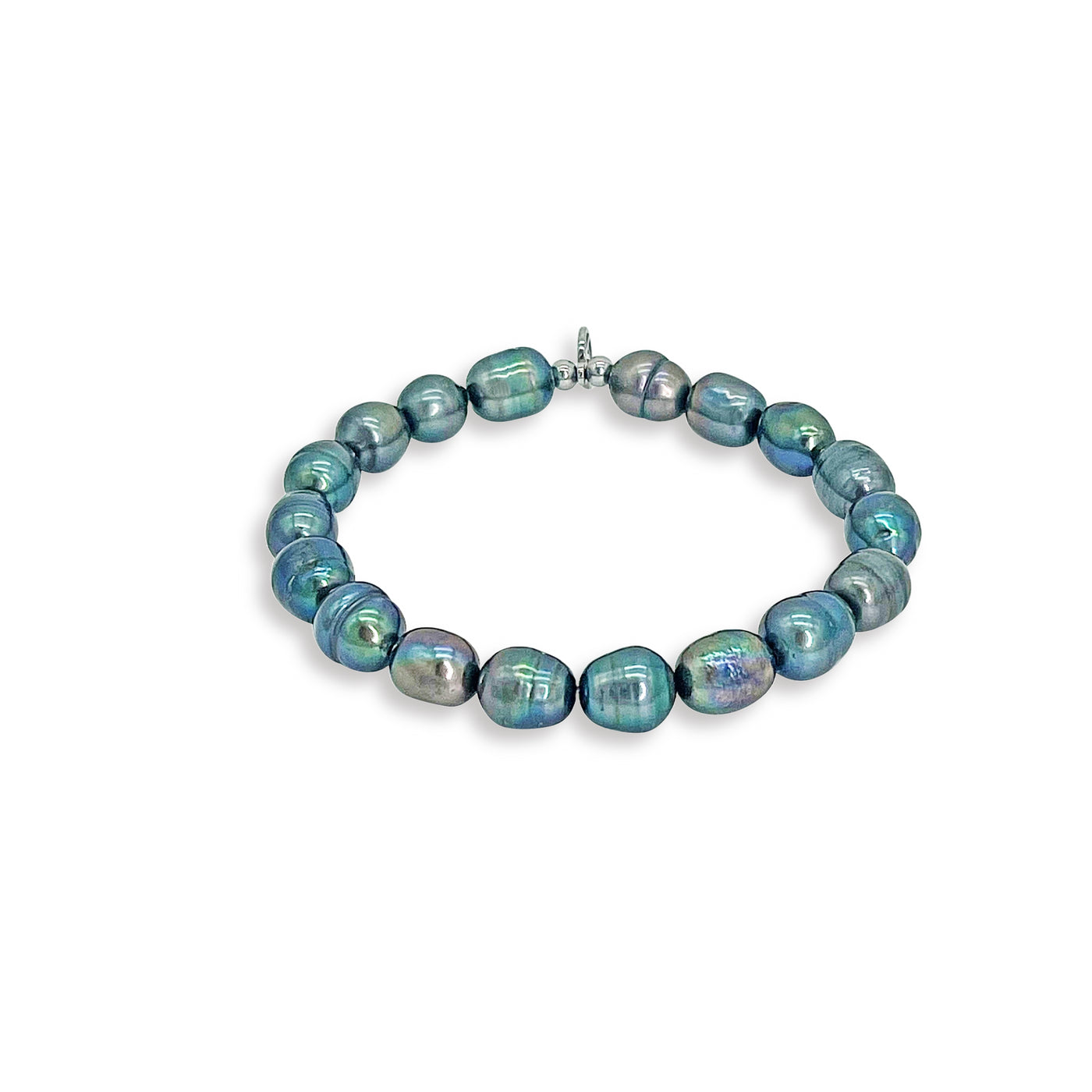 Black Tahitian Pearl Stretch Bracelet