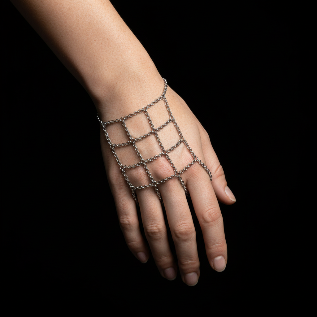Tenz Hand Chain Caged Hand Chain – Stainless Steel | MHART