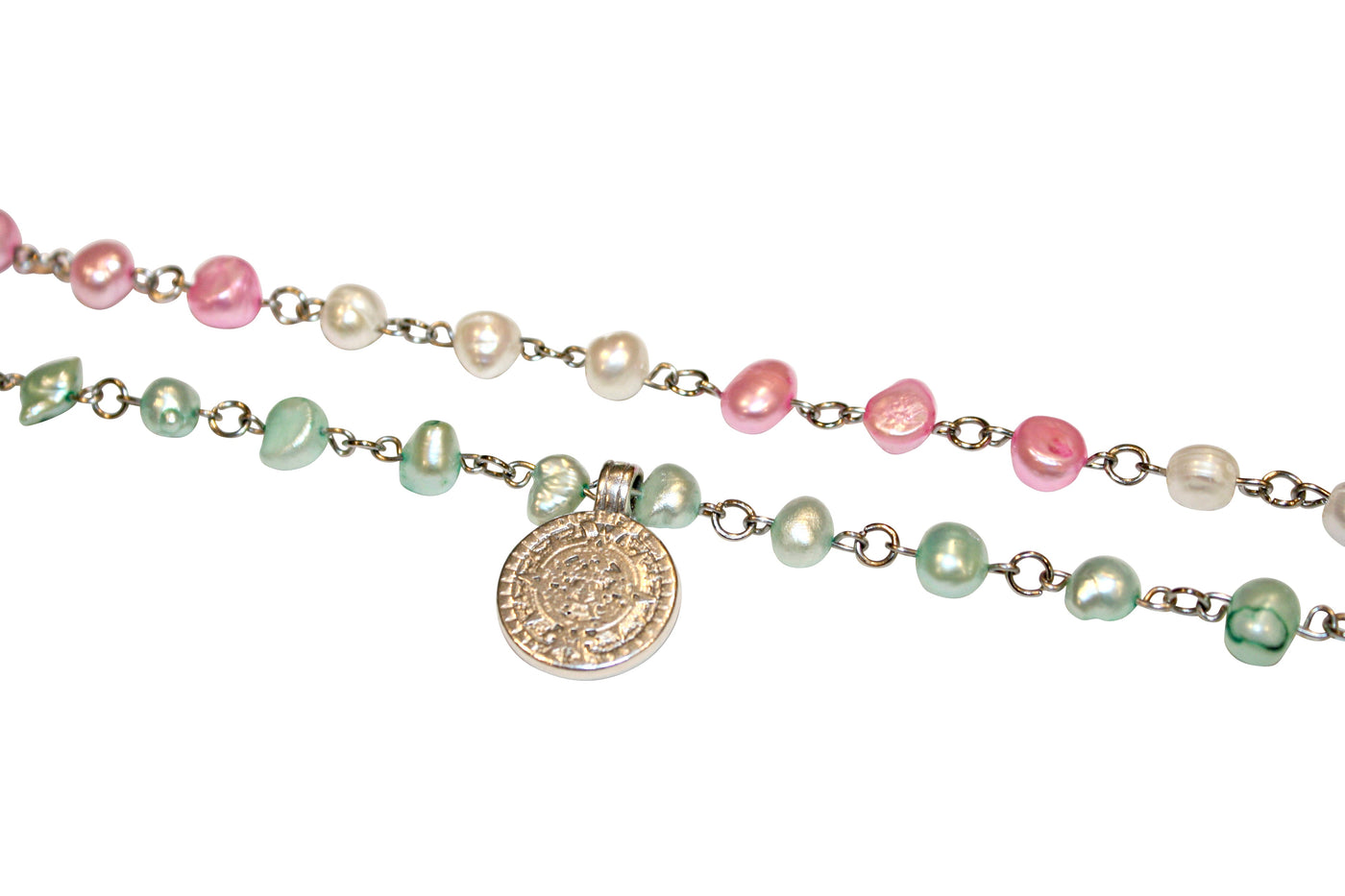 50% OFF - Pink Pearl Necklace