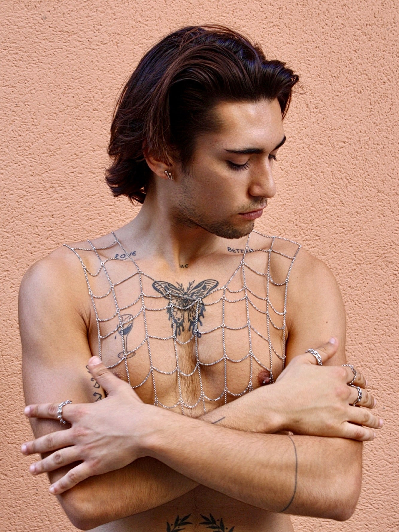 Caged Chain Bib