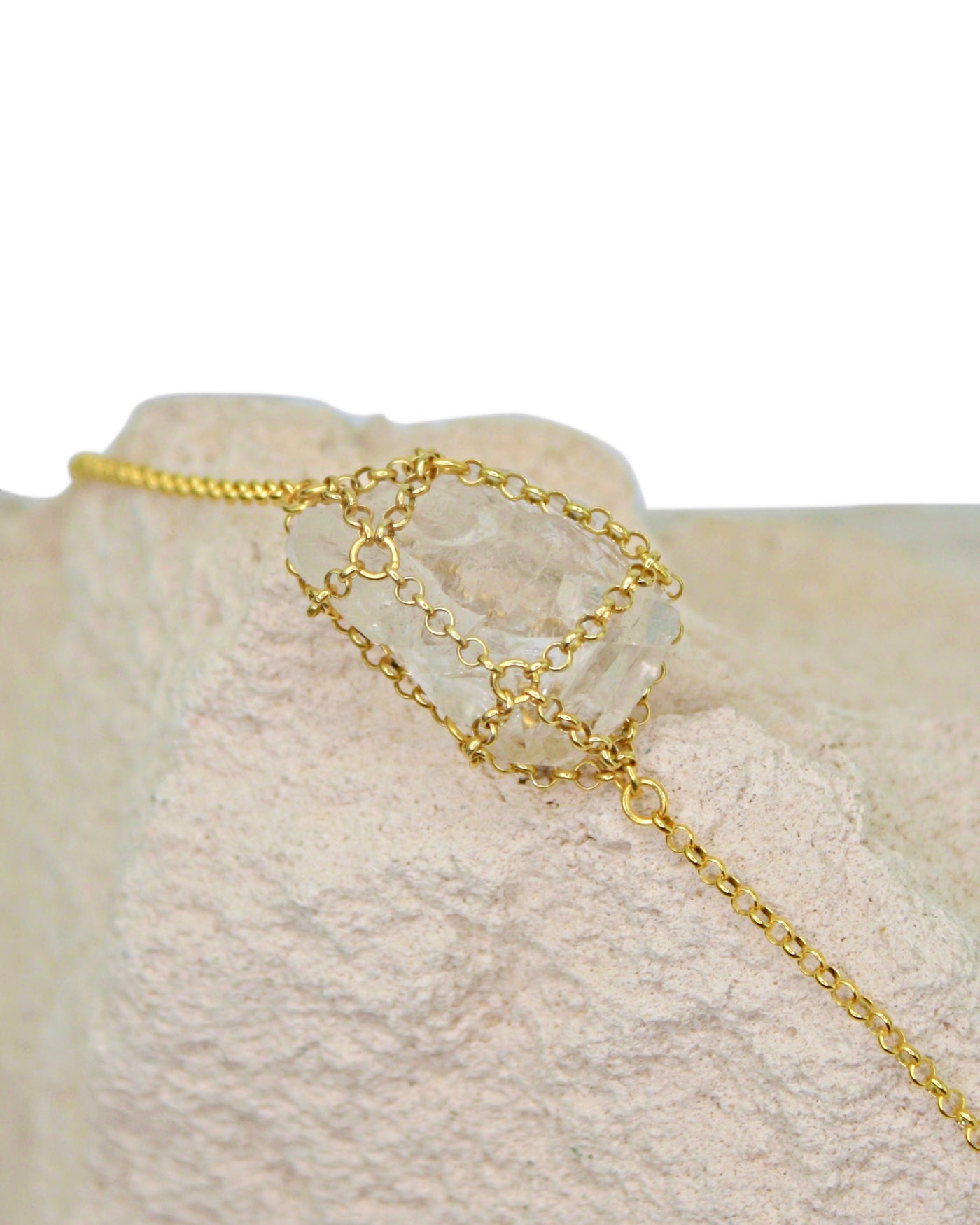 Caged Quartz Necklace