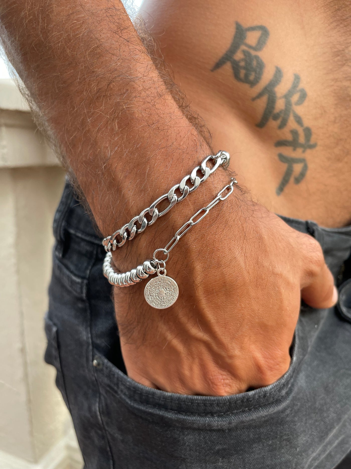 Wrap Chain Coin Bracelet