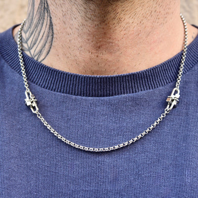 Double Connector Chain Necklace
