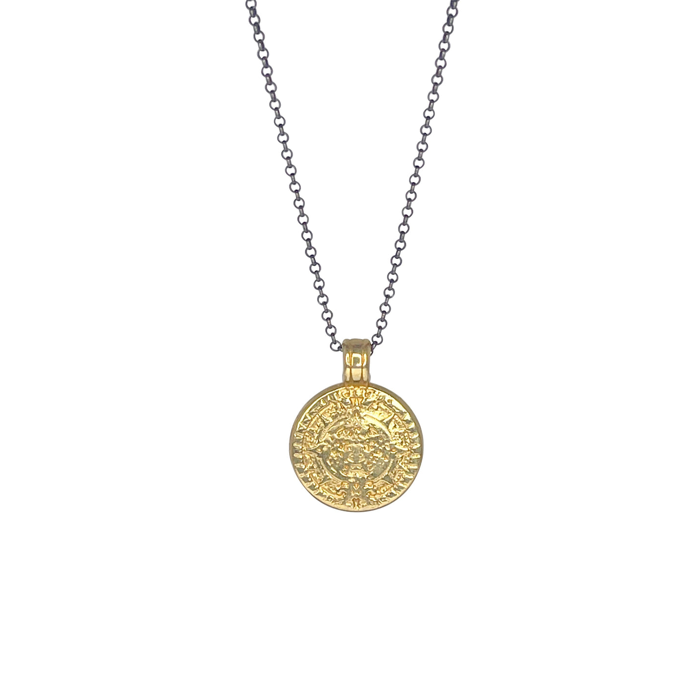 Gold Mini Coin Necklace