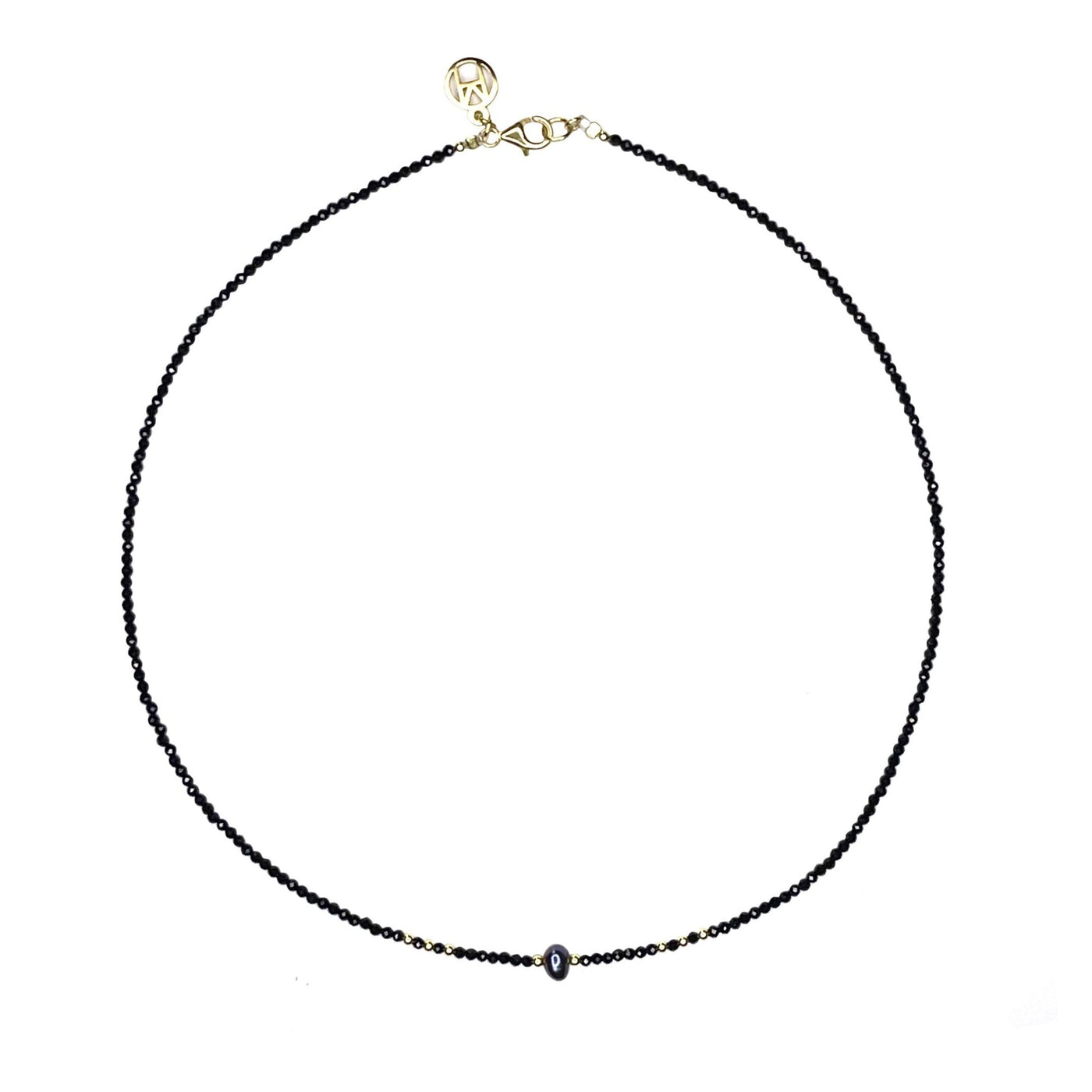 Spinel Gemstone Pearl 18" Necklace