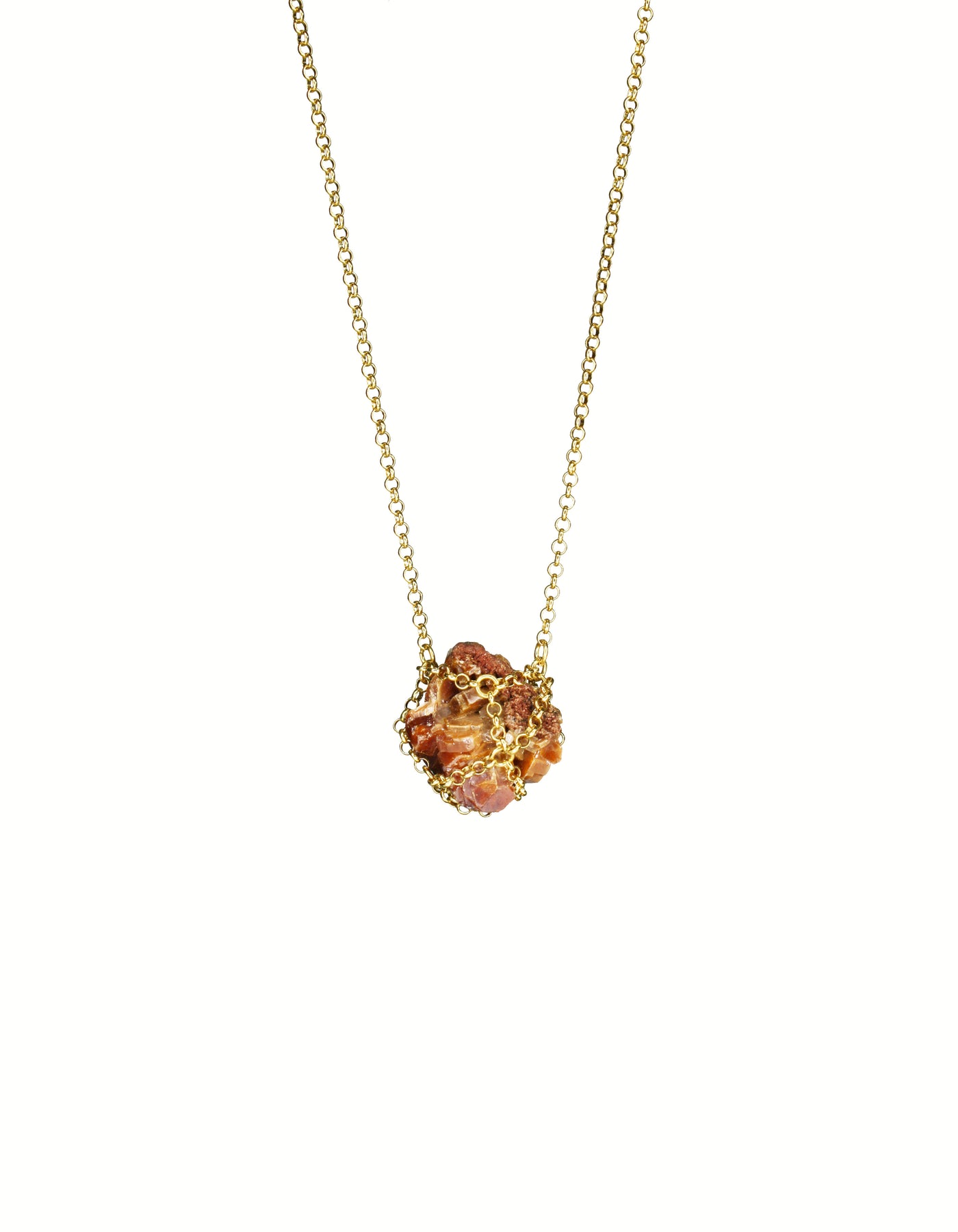 Caged Vanadinite Necklace
