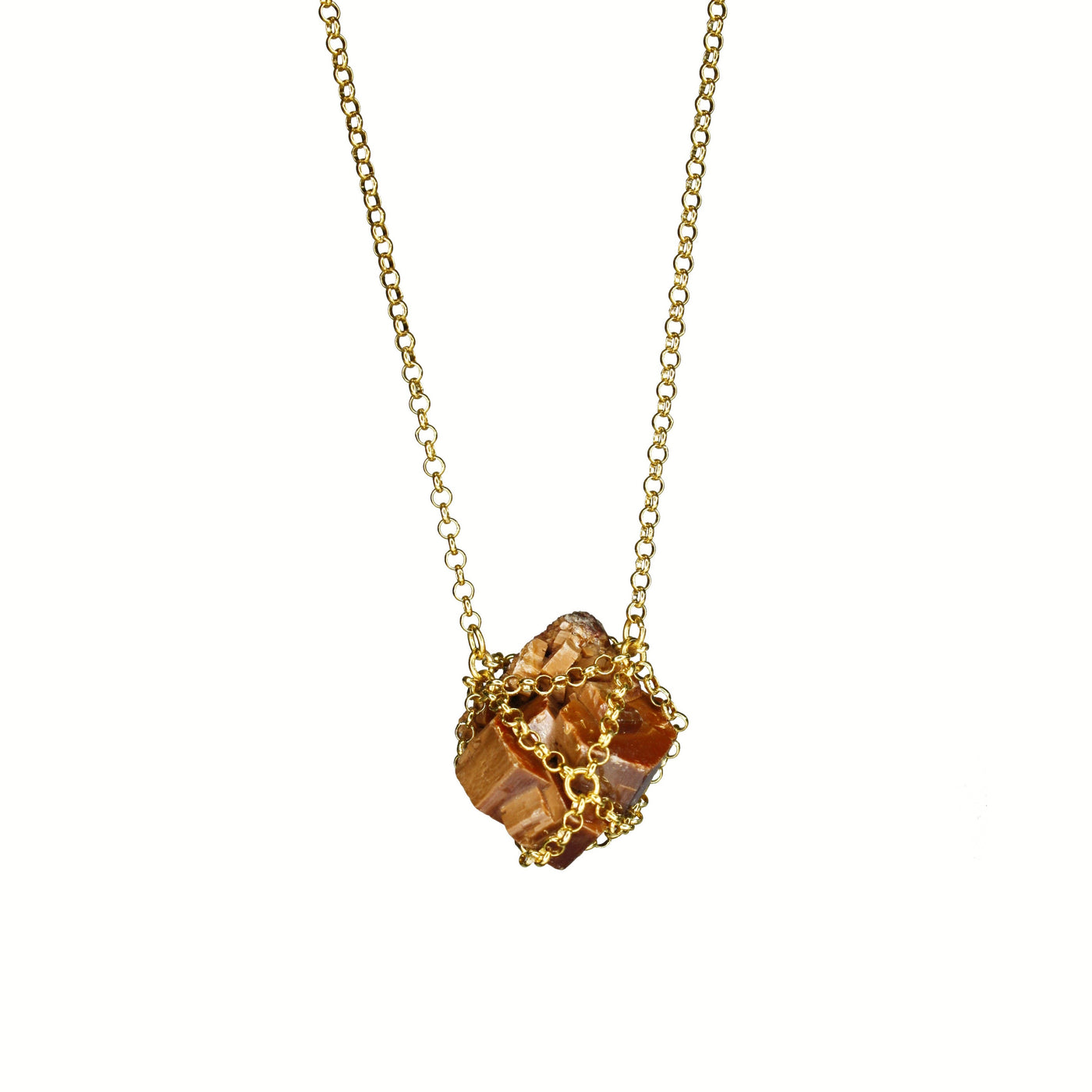 Caged Vanadinite Necklace