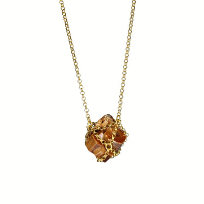 Caged Vanadinite Necklace