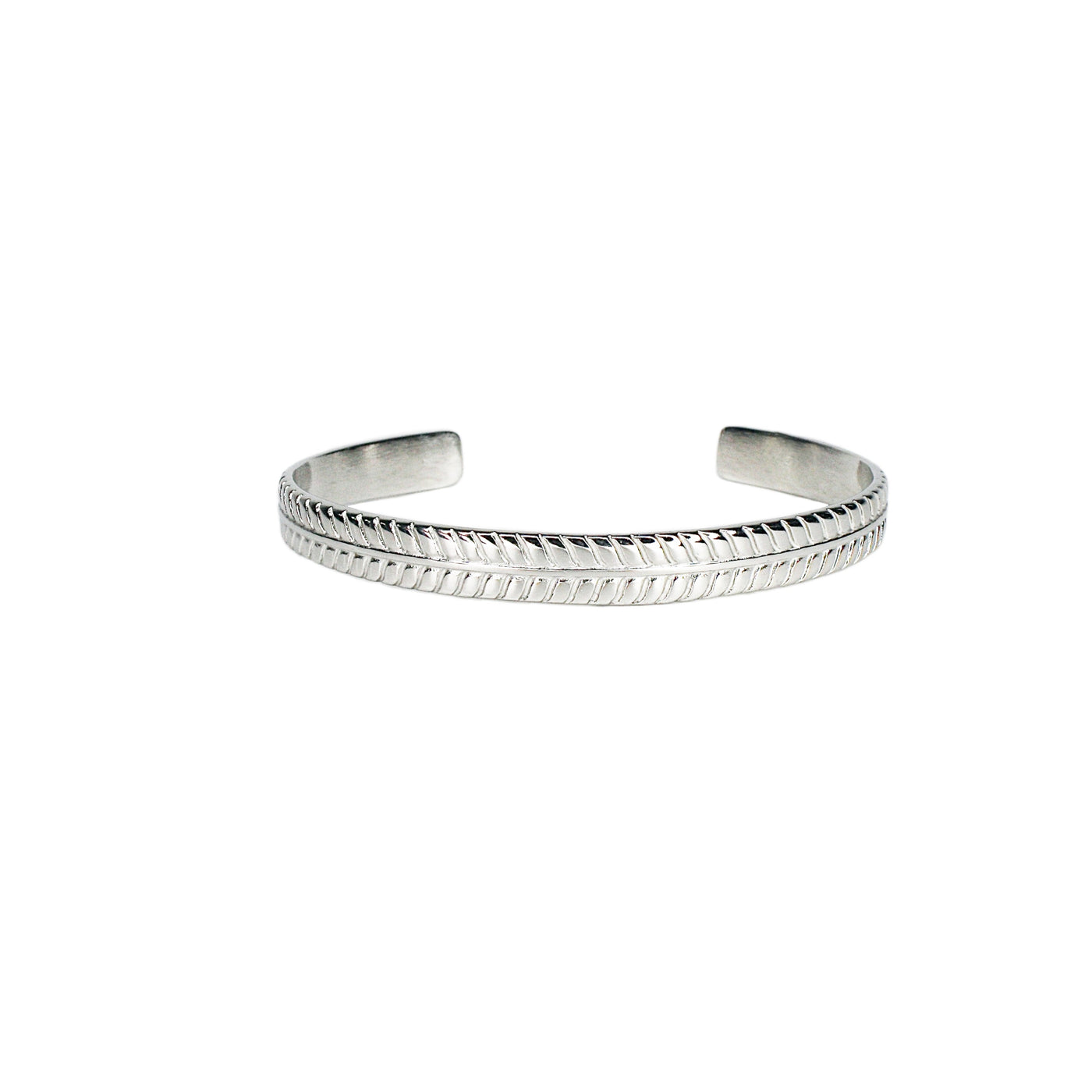 Textured Silver Cuff
