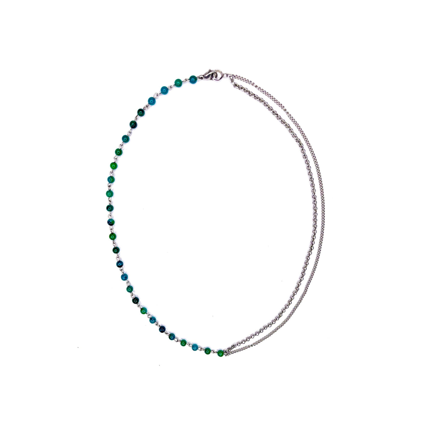 Malachite Chain Necklace