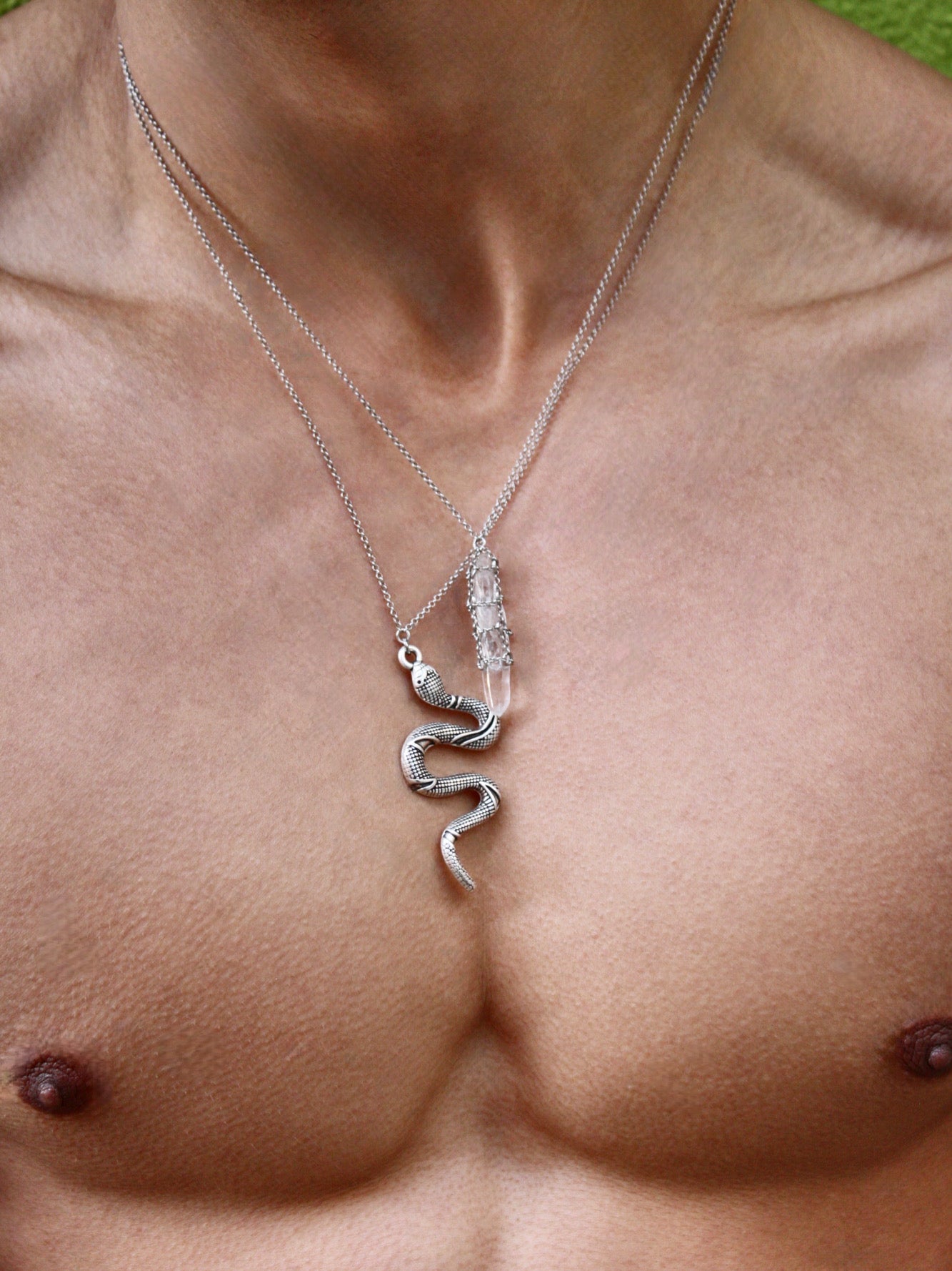Swirling Snake Necklace